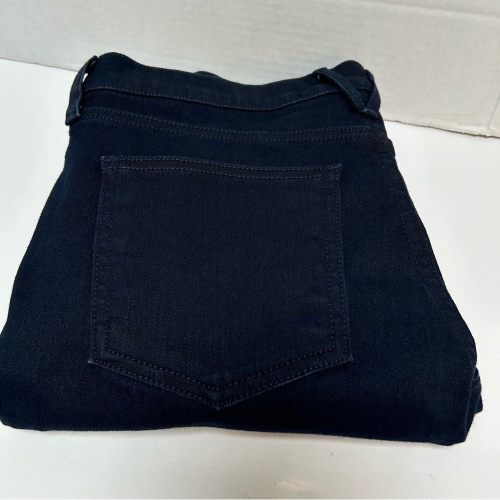 Veronica Beard Kate Skinny High Rise Indigo Dark Wash Tuxedo Stripe size 28/6